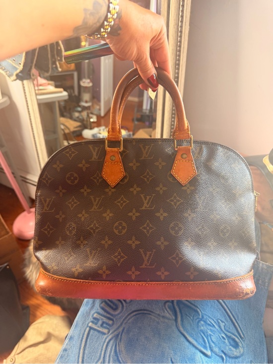 Louis Vuitton Handbags - Louis Vuitton Monogram Alma PM Top Handle Bag - Brown/Tan
